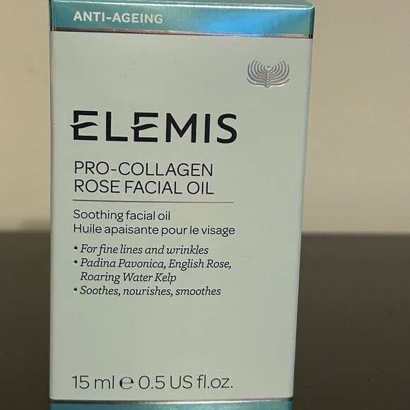 NEW Anti-Ageing ELEMIS Pro Collagen Rose Facial Oil - 0.5 oz / 15mL NEW - Picture 1 of 4